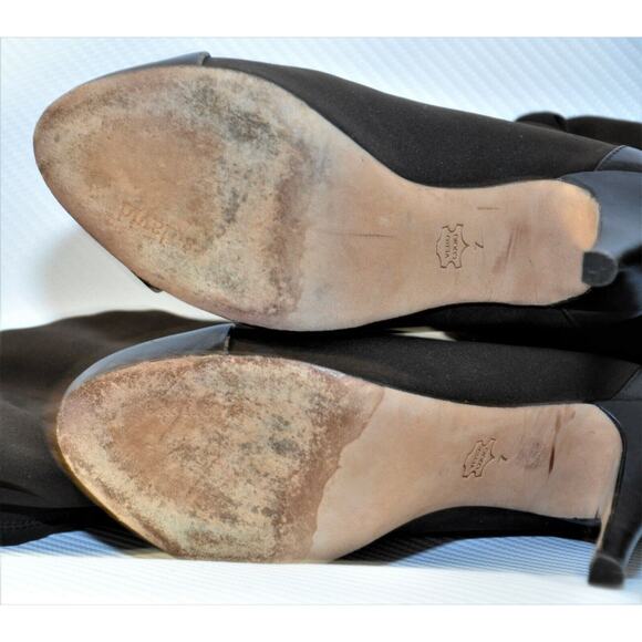 Charles by Charles David Stretch Over The Knee Platform Boot Brown 7 - Picture 7 of 8